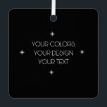 Create Your Own Metal Ornament<br><div class="desc">Replace the image shown on this product with an image of your own to create a completely customized item from scratch, or personalize the current background. Add some of your own images and custom text if desired and choose your favourite fonts and colours! Create custom collectable gifts including snow globes,...</div>