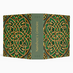 Create Your Own Metallic Brass Celtic Knotwork Binder