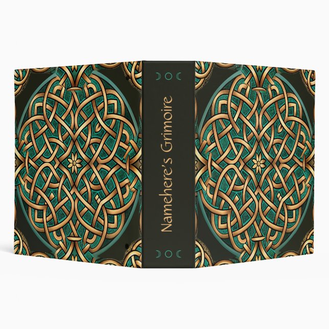 Create Your Own Metallic Copper Celtic Knotwork Binder (Background)