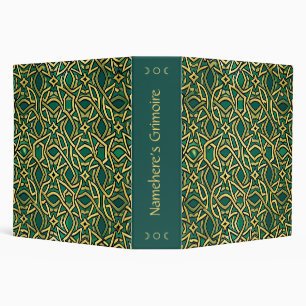 Create Your Own Metallic Gold Celtic Knotwork Binder