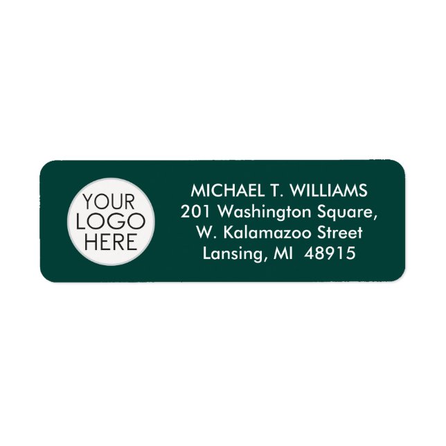 Create Your Own Michigan State Return Address (Front)