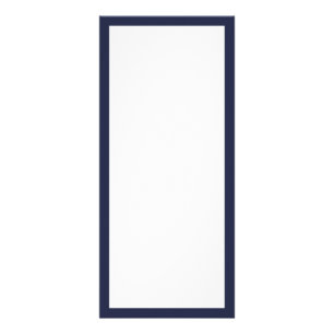 Create Your Own Midnight Blue Border Rack Card