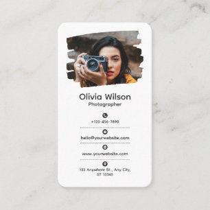 Create Your Own Minimal Style Photographer Business Card