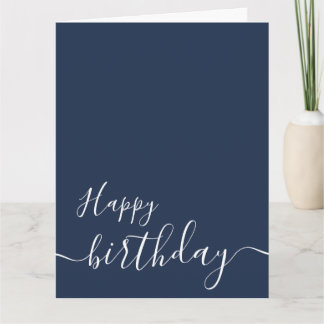 Create Your Own Minimalist Happy Birthday Card