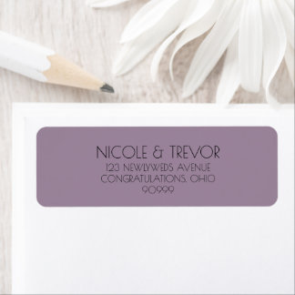 Create Your Own Minimalist Return Address