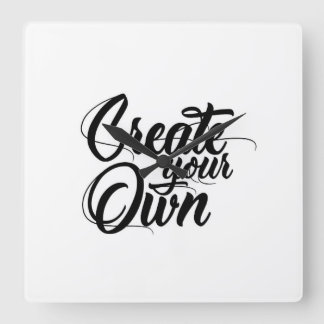 Create Your Own Minimalistic Wall Clock