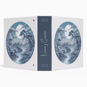Create Your Own Misty Blue Landscape Binder
