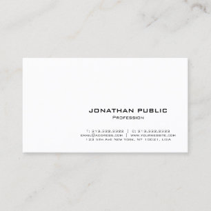 Create Your Own Modern Elegant Minimalist Template Business Card