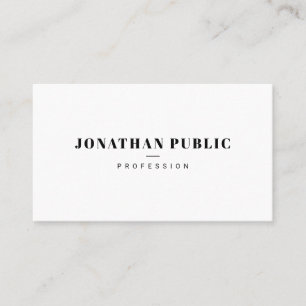 Create Your Own Modern Elegant Minimalist Template Business Card