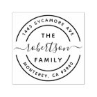 Create Your Own Modern Family Name Return Address