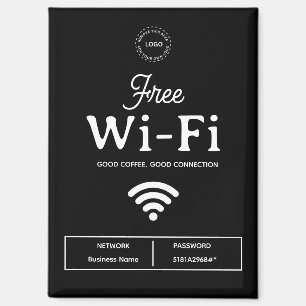 Create Your Own Modern Free Wifi Magnet