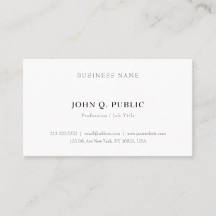 Create Your Own Modern Minimalistic Elegant Simple Business Card