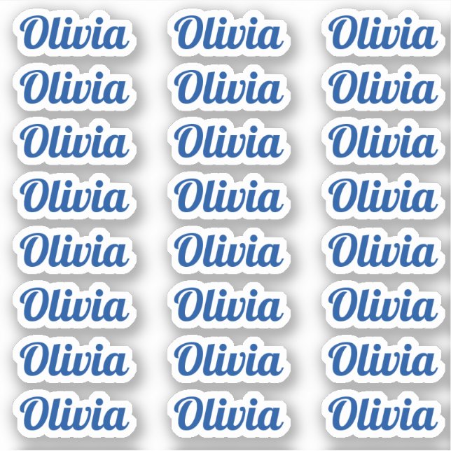 Create Your Own Modern Personalized Script Name (Front)