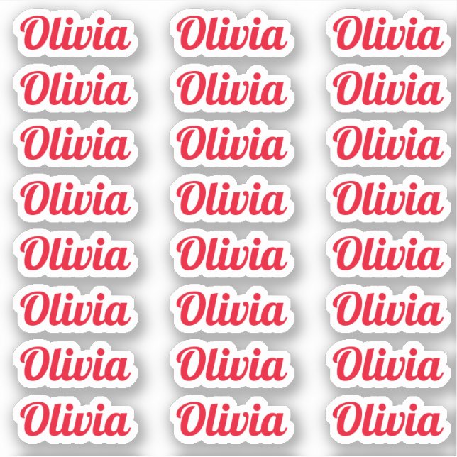 Create Your Own Modern Personalized Script Name St (Front)