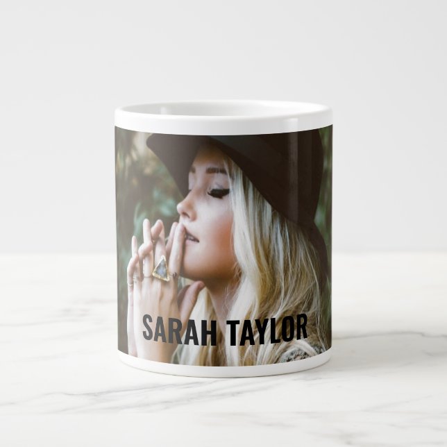 Create Your Own Modern Photography Full Photo  Large Coffee Mug (Front)