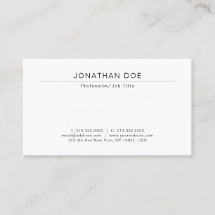 Create Your Own Modern Professional Template Chic Business Card