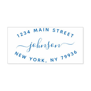 Create Your Own Modern Return  Address Self-inking Stamp