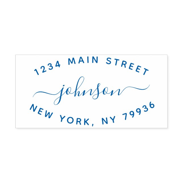 Create Your Own Modern Return  Address Self-inking Stamp (Design)