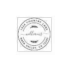 Create Your Own Modern Round Return Address