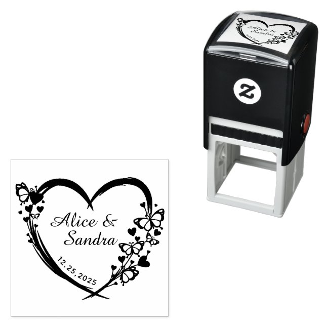 Create Your Own Modern Round  Self-inking Stamp (In Situ)