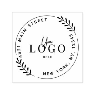 Create Your Own Modern Round Self-inking Stamp