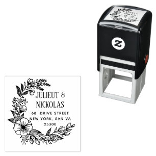 Create Your Own Modern Round  Self-inking Stamp
