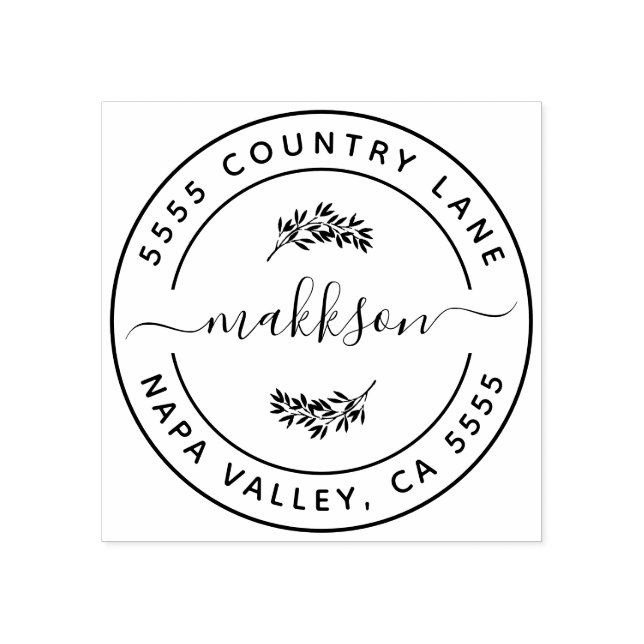 Create Your Own Modern Rubber Stamp (Imprint)