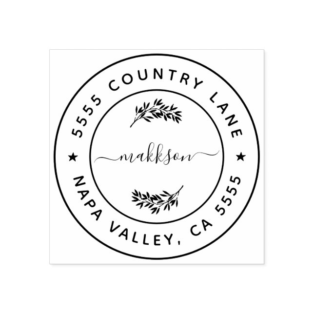 Create Your Own Modern Rubber Stamp (Imprint)