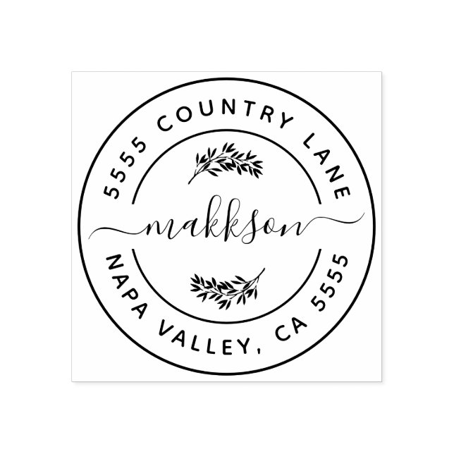 Create Your Own Modern Rubber Stamp (Imprint)