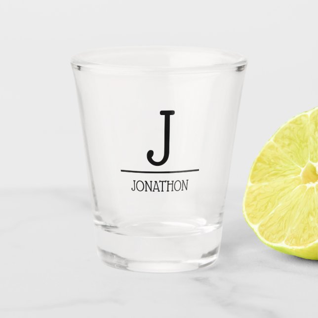 create your own modern shot glass (Front)