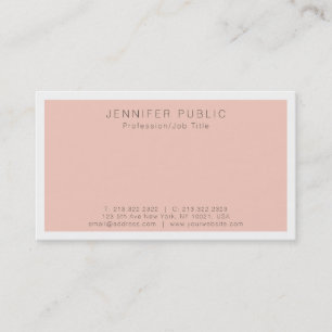 Create Your Own Modern Simple Elegant Plain Business Card