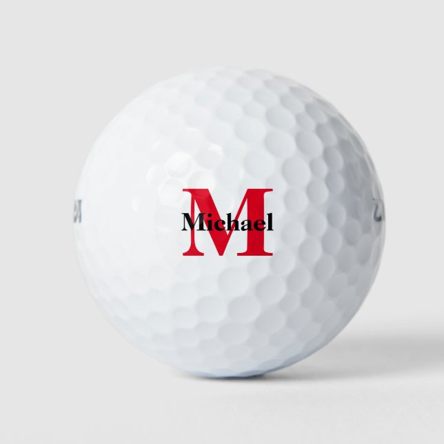 Create Your Own Monogram Golf Balls (Front)