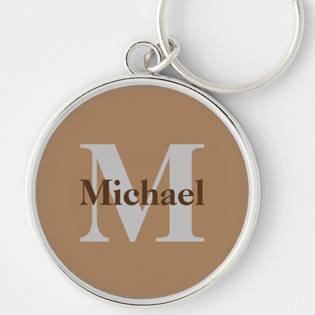 Create Your Own Monogram Keychain (Front)