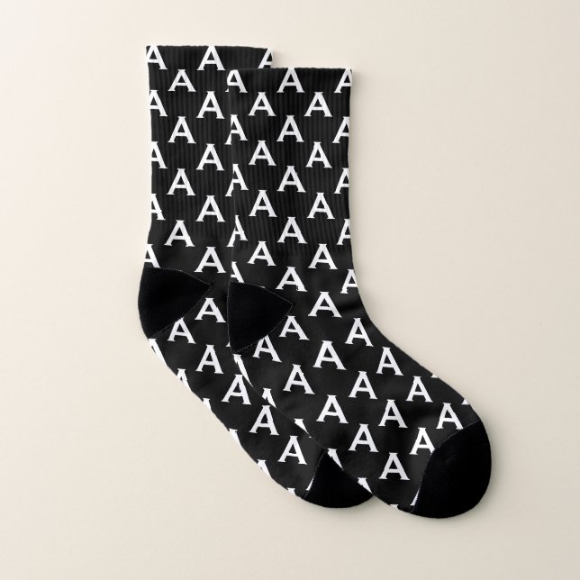 Create Your Own Monogram Socks (Pair)