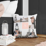 Create Your Own Monogrammed 5-Photo Gallery Throw Pillow<br><div class="desc">Add your photos and custom monogram for a special one of a kind design.</div>