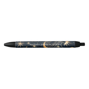 Create Your Own Moon Goddess Celestial Black Ink Pen