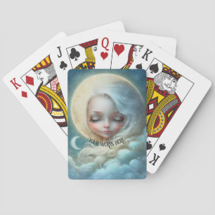 Create Your Own Moonlit Dream Goddess Playing Cards