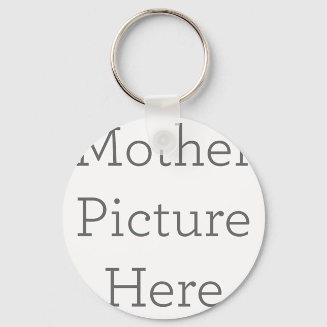 Metal Circle Keychain, 5.08 cm (Front)