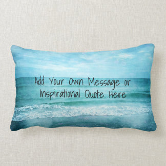 Create Your Own Motivational Inspirational Quote L Lumbar Pillow