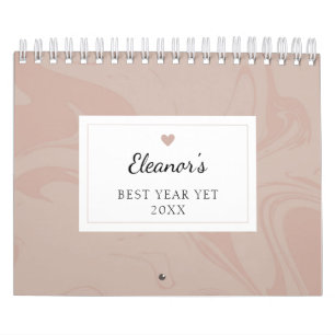 Create Your Own Motivational Quotes Marble Effect Calendar