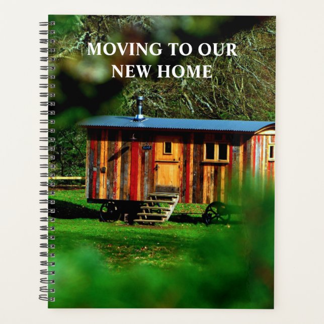 Create your own moving to new home photo planner (Front)