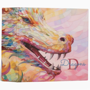 Create Your Own Multicolored Kaleidoscope Dragon Binder