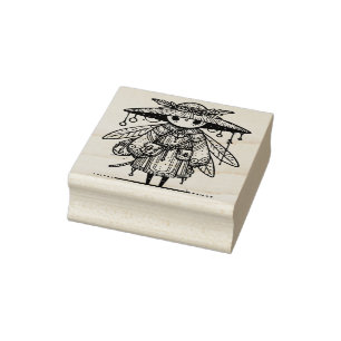 Create Your Own Mysterious Fairy Shaman Rubber Stamp