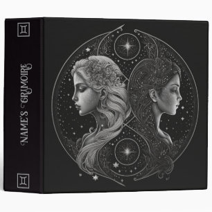Create Your Own Mystical Astrology Gemini Zodiac Binder