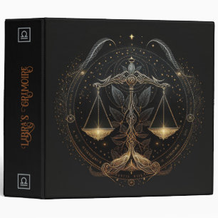 Create Your Own Mystical Astrology Libra Zodiac Binder