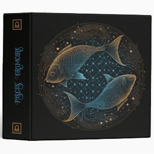 Create Your Own Mystical Astrology Pisces Zodiac Binder