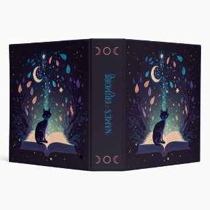 Create Your Own Mystical Black Cat Binder
