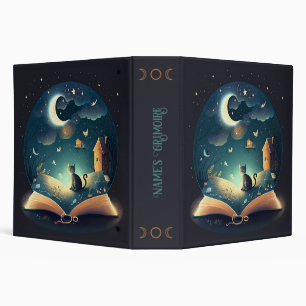 Create Your Own Mystical Black Cat Binder