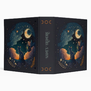 Create Your Own Mystical Black Cat Binder