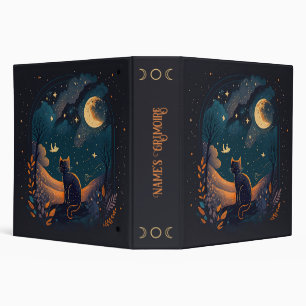 Create Your Own Mystical Black Cat Binder